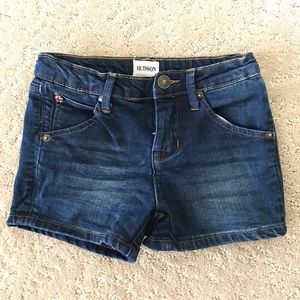 Little girl's Hudson denim shorts size 6
