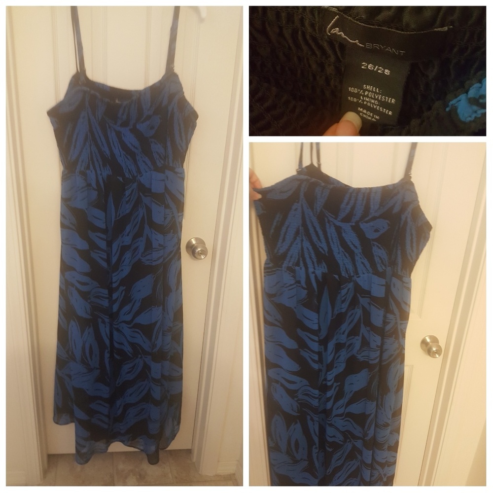Lane Bryant NWOT Maxi Chiffon Dress