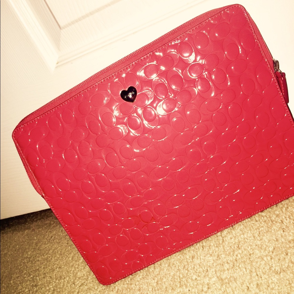 Coach laptop case