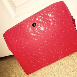 Coach laptop case