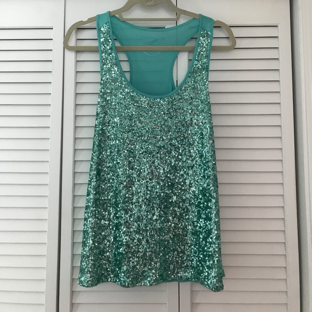 INC glitter top