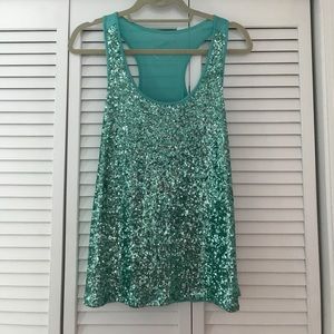 INC glitter top