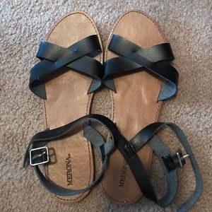 Black sandals