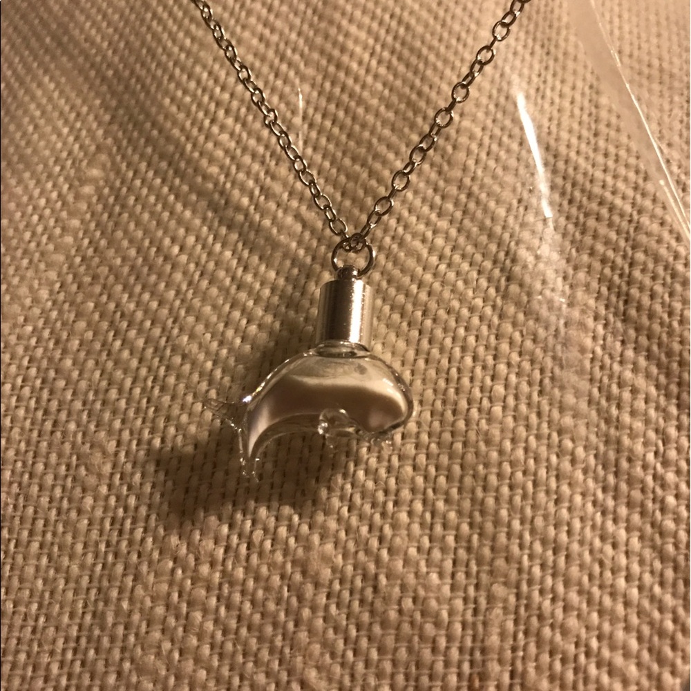 Glow in the dark Small Dolphin Necklace