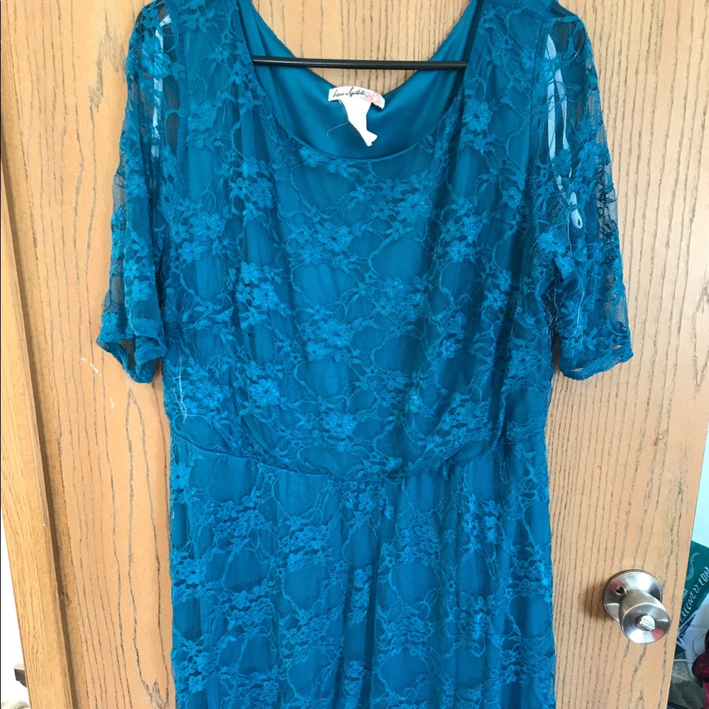 Lace, above knee dress