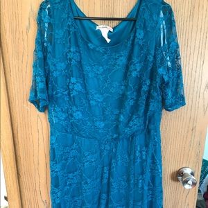 Lace, above knee dress