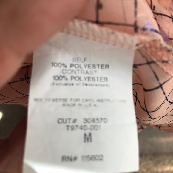 Women’s LUSH Sheer Peach/Black Tank Top Size M - Picture 5 of 5