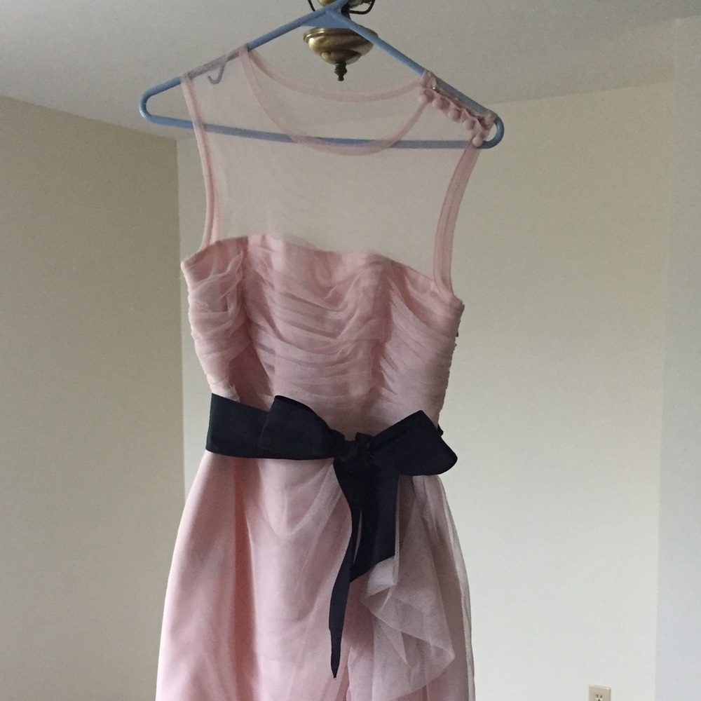 Vera wang blush colored cocktail dress