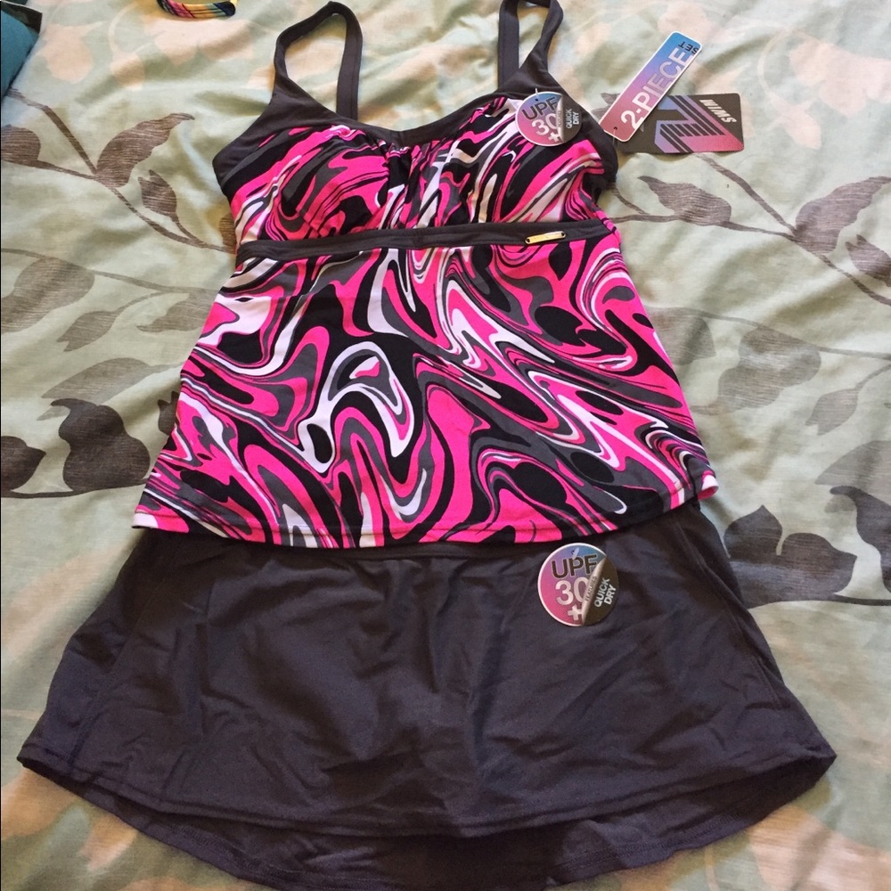 Super cute two piece swimsuit NWT
