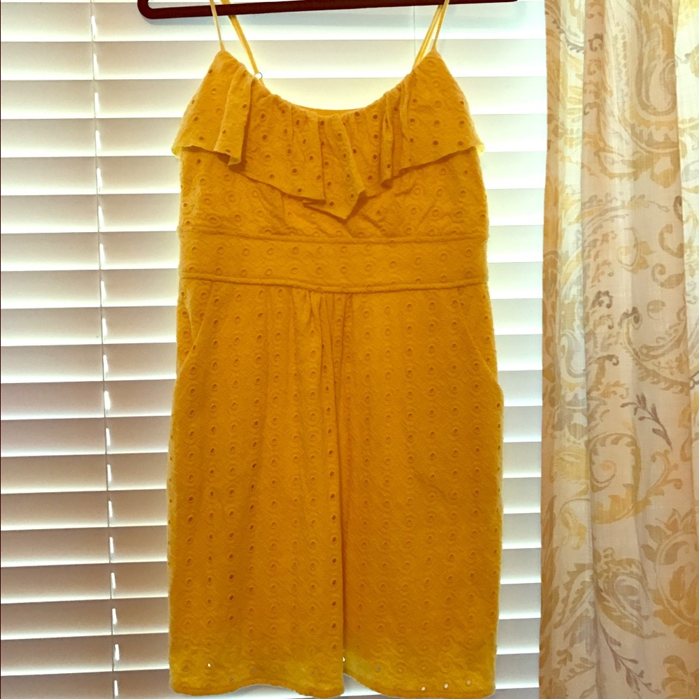 Lilly Pulitzer yellow summer dress, size S