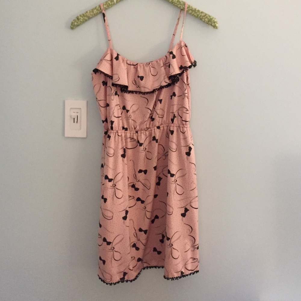 Eloise for Anthropologie dress!! Pretty pink bows