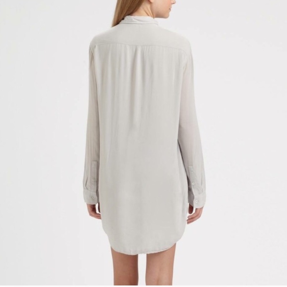 James Perse Easy Henley Shirt Dress - Picture 3 of 4