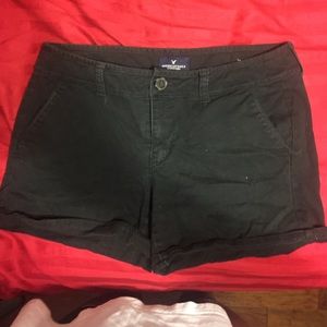 Black American eagle shorts
