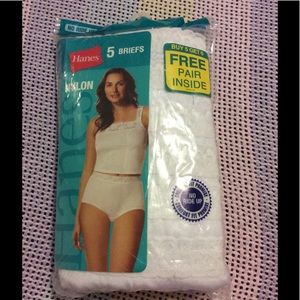 Hanes Nylon briefs 6 pcs in one pack.