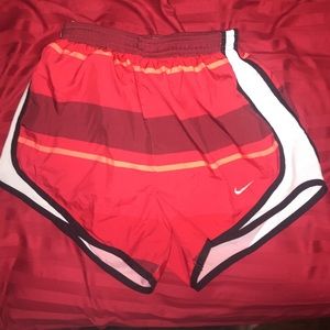 Red Nike shorts!