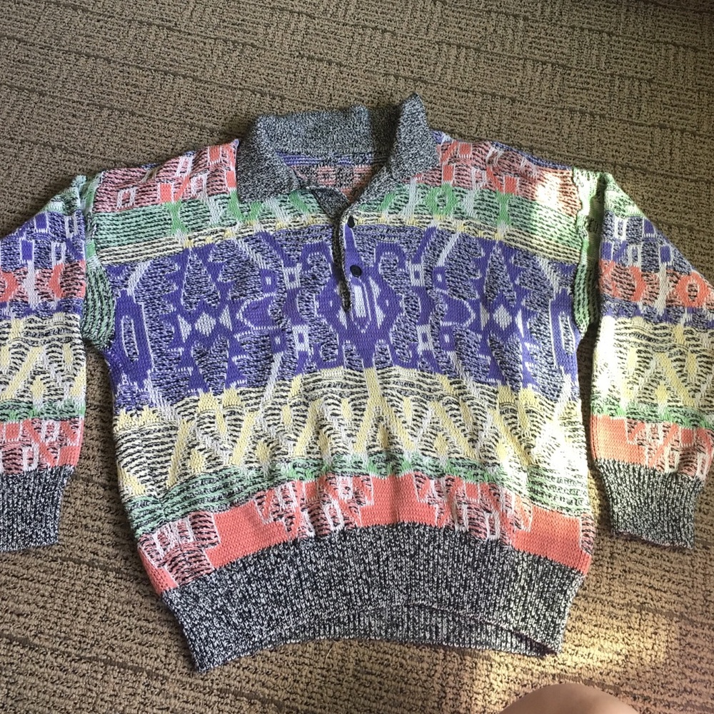 80's knitted sweater
