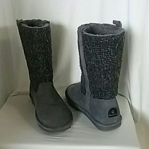 Bearpaw suede wool and sheepskin boots