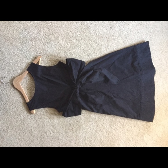 The Limited. Cute flirty black dress w/ large bow. - Picture 2 of 3