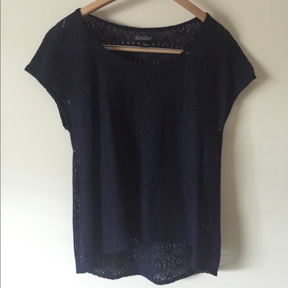 Lucky Brand Tops - Lucky Brand eyelet lace shirt