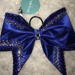 New blue bow to love bow