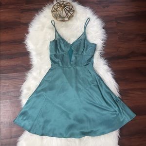 Silk and lace dress by Astr