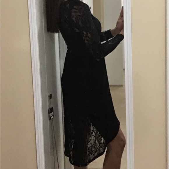 Black lace dress. Built in slip! - Picture 2 of 6