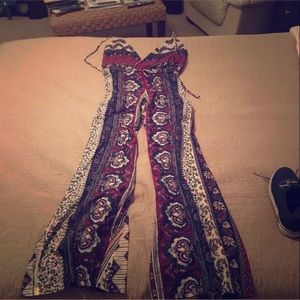 Novella royale jumpsuit with bell bottoms