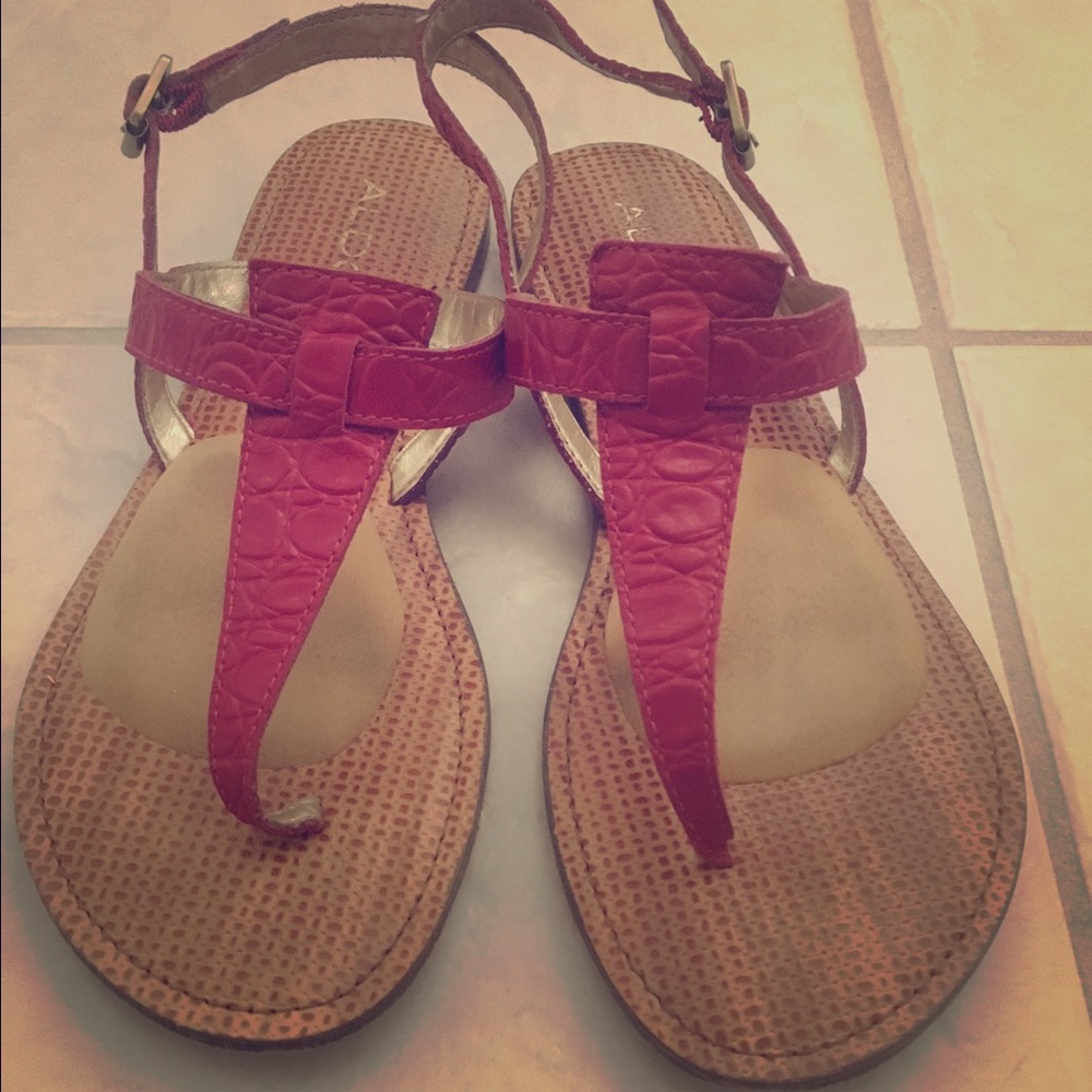 Beautiful summer sandals purchased at Aldo Shoes