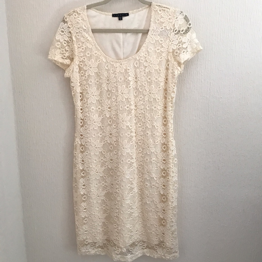 Beautiful Ivory Tiana B Lace Overlay Dress