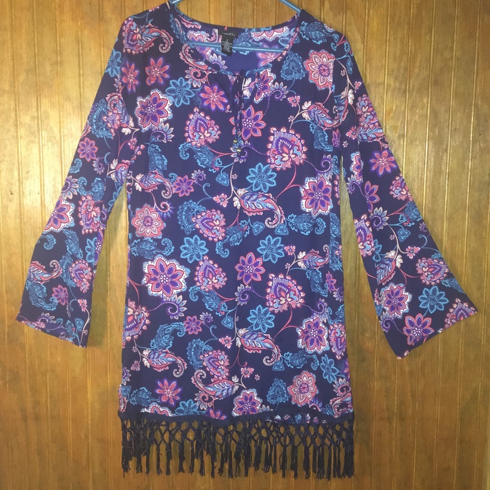 Flowy dress with a slip included!