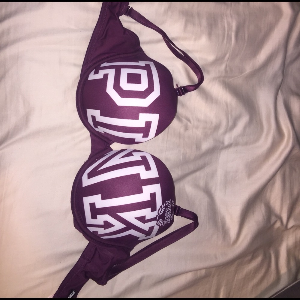 PINK Victorias Secret Bra Maroon