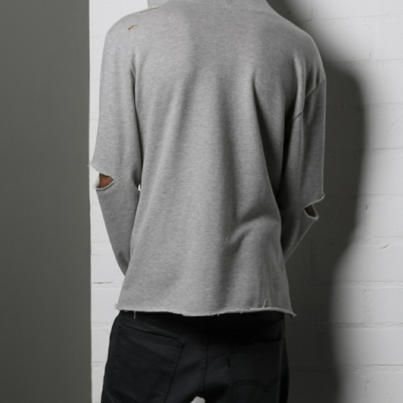 Hoodie ripped distressed - Picture 2 of 3