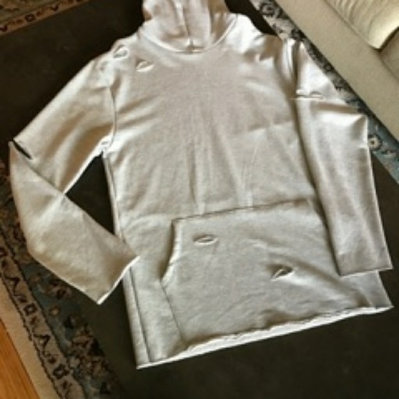 Hoodie ripped distressed - Picture 3 of 3