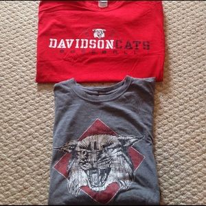Davidson College Baseball - Shirts (2 Larges)