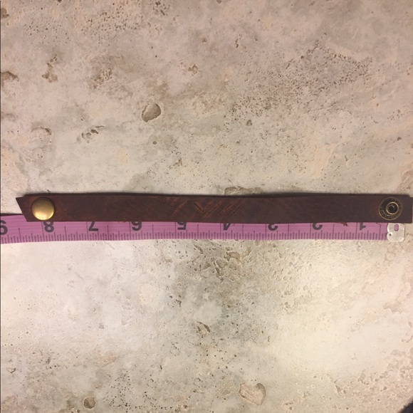 Handmade Leather Bracelet Unisex - Picture 3 of 3