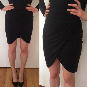 Aritzia Babaton Wrap Skirt