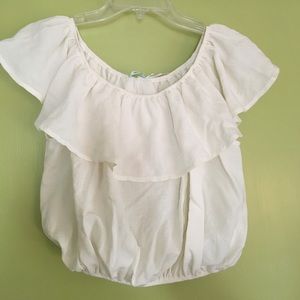 Ivory crop top