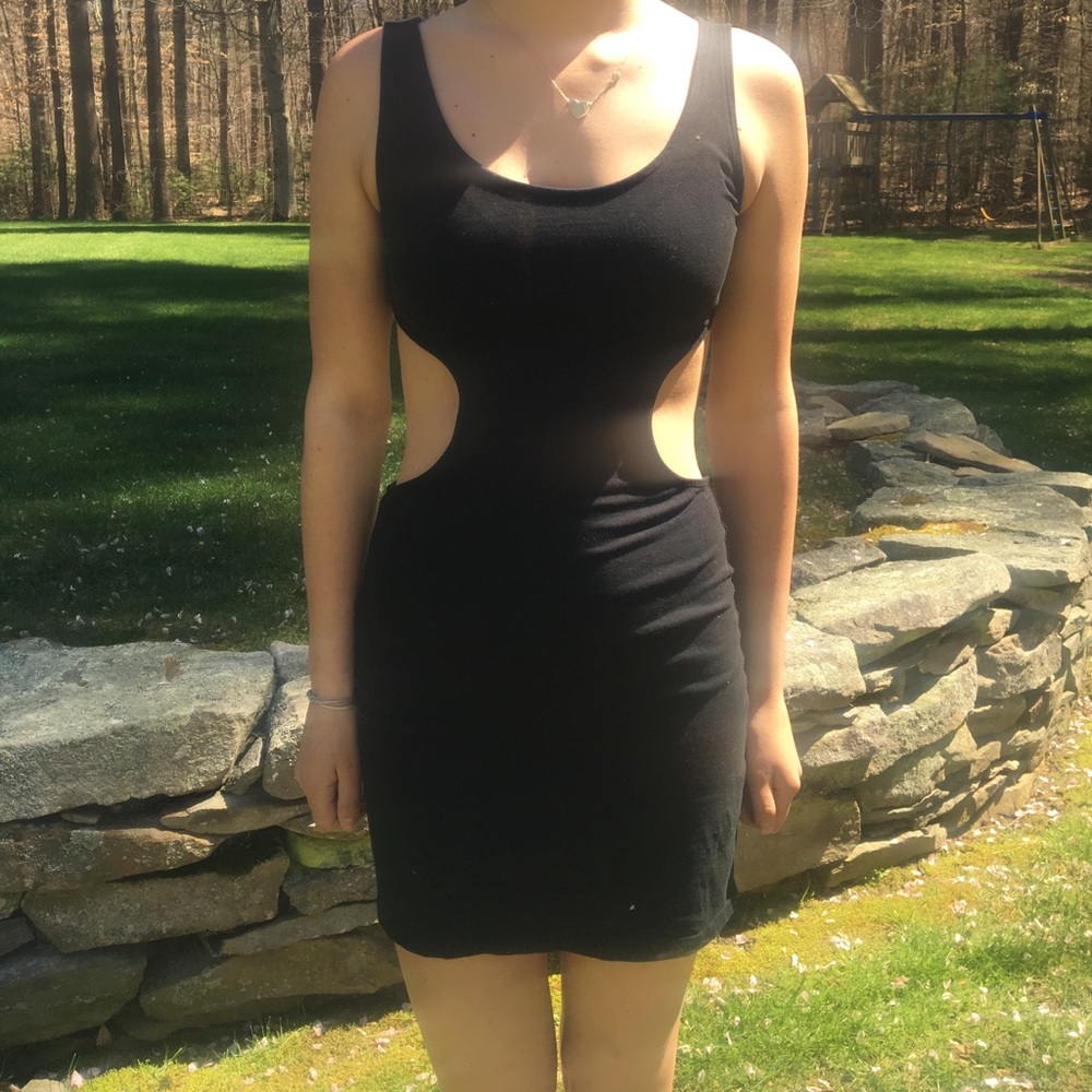 Open back bodycon dress