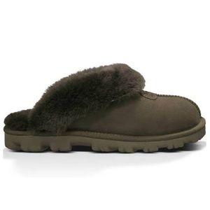 Ugg Chocolate Coquette Slipper Shoe