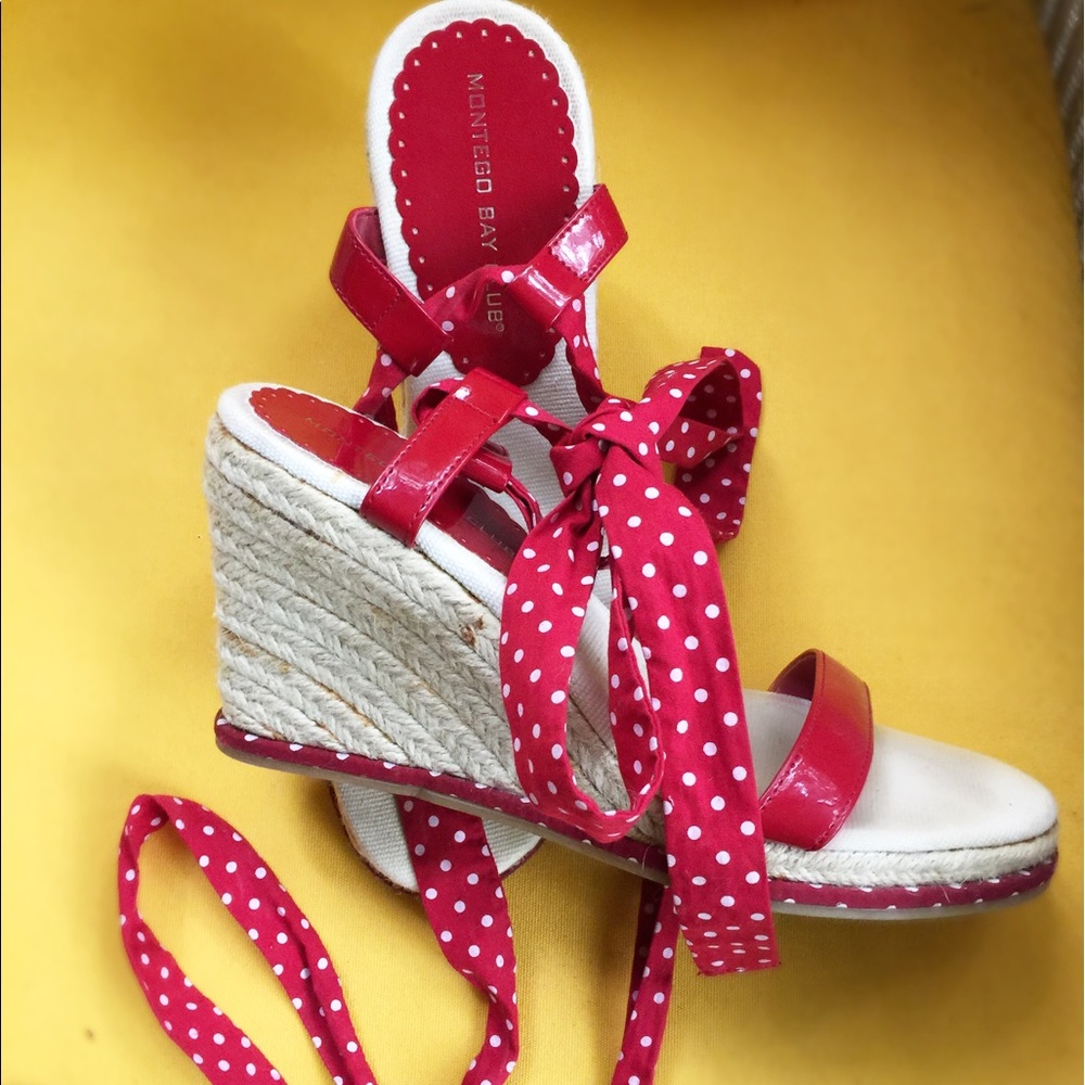 Montego Bay Club Retro Wedge Sandals