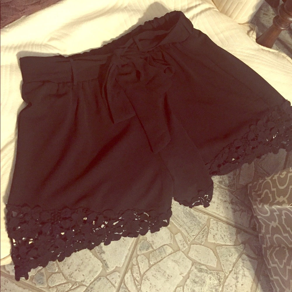 Lace shorts