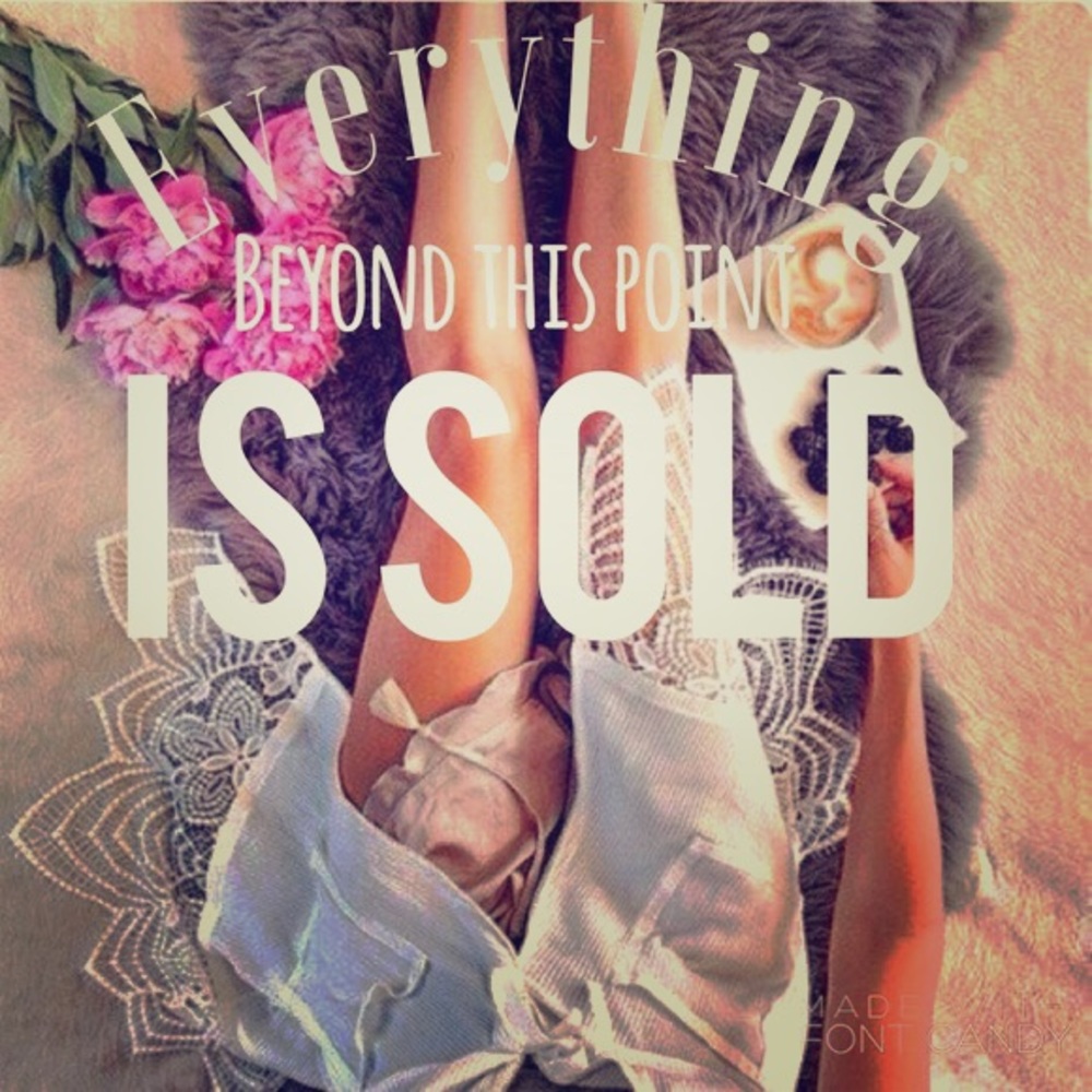 Everything must go!