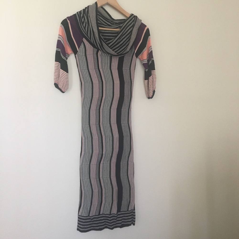 Multi color sweater dress