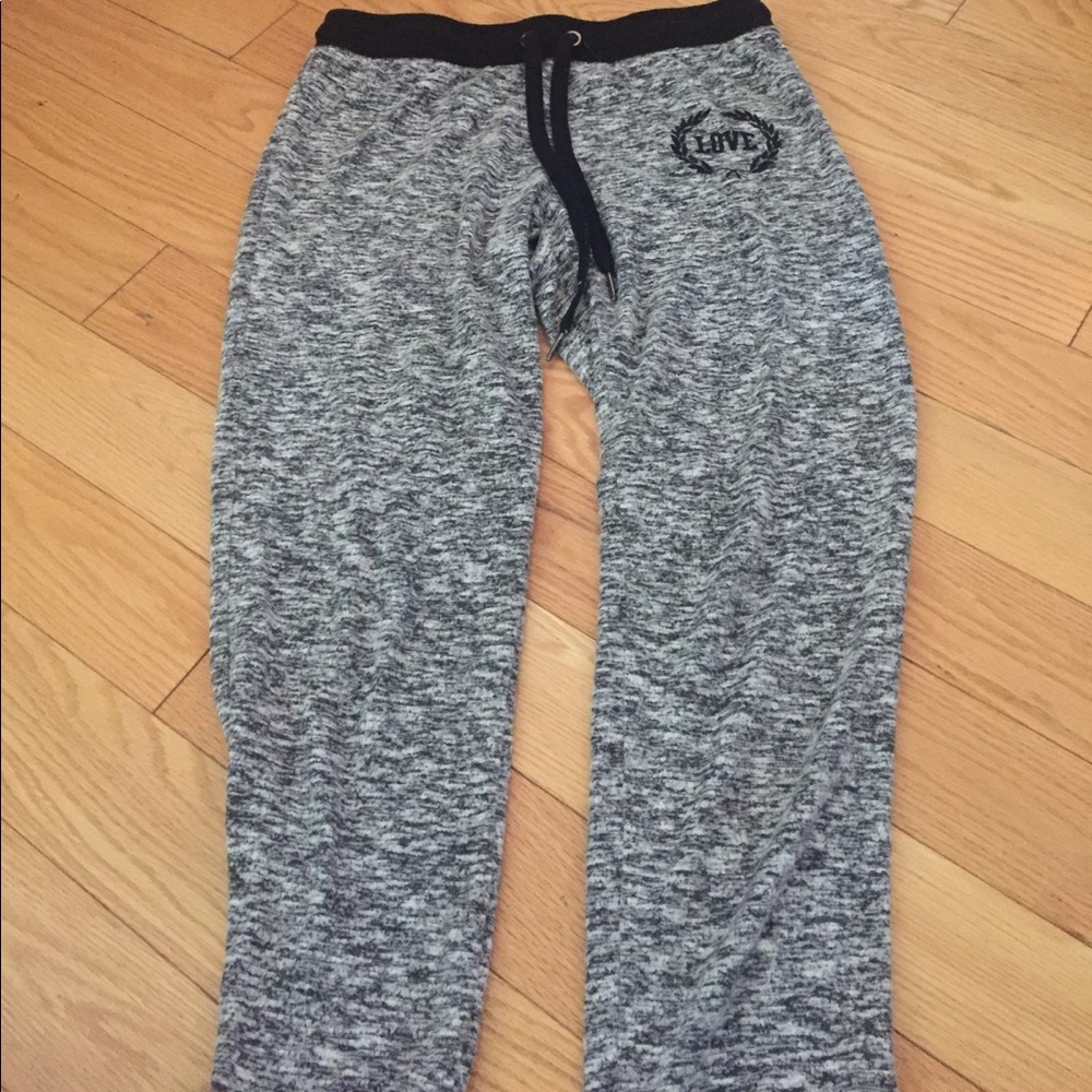 Grey LOVE sweatpants