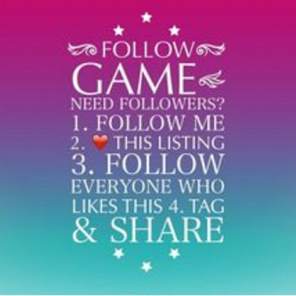 GAME FULL!! Go Follow NEW FOLLOW GAME#2!! 💖 - Picture 2 of 2