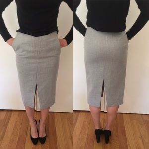 Aritzia Babaton Felt Pencil Skirt