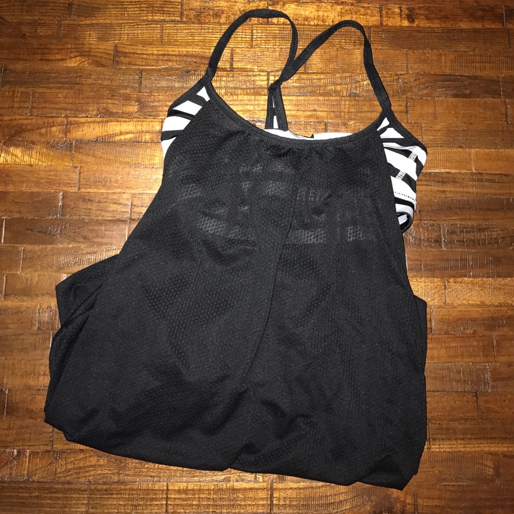Bra attached tank top