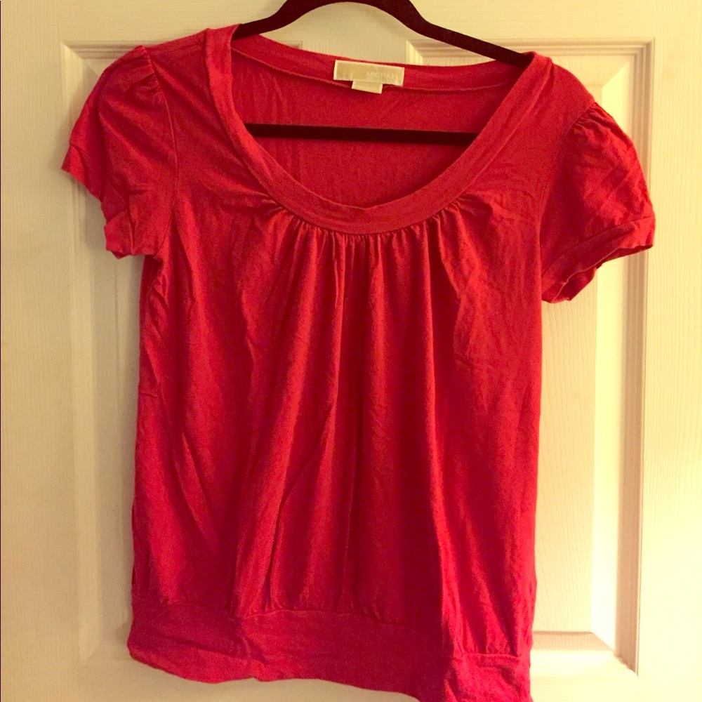 MICHAEL Michael Kors red banded t-shirt
