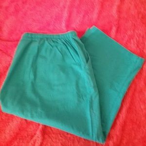 Womens Only Necessities Teal Capris Size 30W