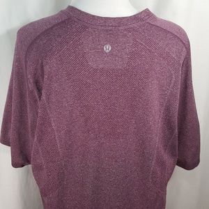 Lululemon raspberry athletic breathable shirt